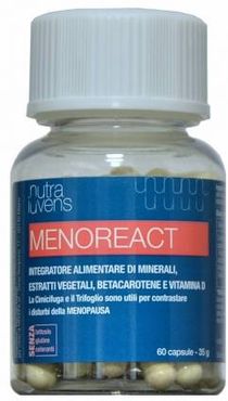 Nutraiuvens Menoreact Integratore per la Menopausa 60 capsule