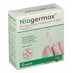 Almirall Niogermox Smalto Medicato per Unghie 6,6 ml