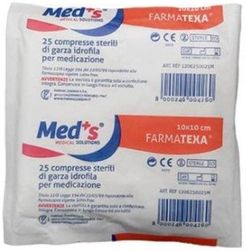 Garza Meds Farmatnt Garza in tessuto non tessuto 10 x 10 cm 25 Pezzi