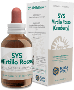 SYS Mirtillo Rosso Gocce Tintura Madre 50 ml