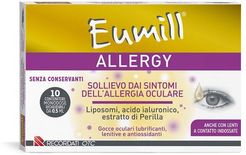 Eumill Allergy Gocce Oculari Lubrificanti e Lenitive 10 flaconcini da 0,5 ml