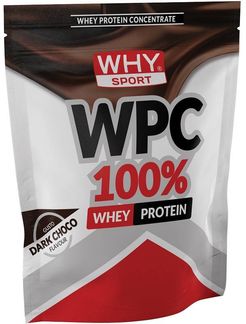 Whysport WPC 100% Whey Integratore di Proteine Gusto Dark Choco 1 kg