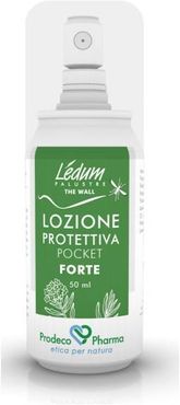 Prodeco Ledum The Wall Lozione Protettiva Forte Antizanzare Pocket 50 ml