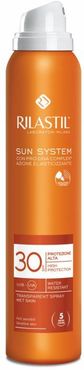 Sun System Trasparent Spray SPF30 Protezione Solare Corpo 200 ml