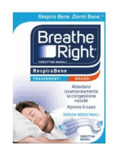 Breath Right Cerotti Nasali Trasparenti Grandi 10 pezzi