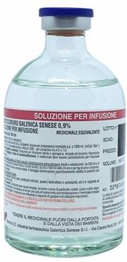 Sodio Cloruro Galenica Senese Soluzione Per Infusione 1 Flacone 0,9% da 500 ml