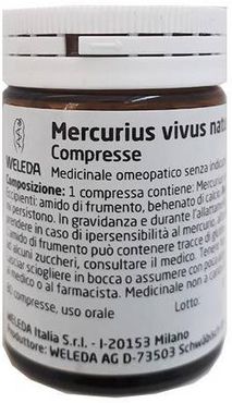 Mercurius Vivus Naturalis D6 80 Compresse