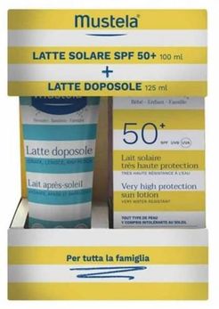 Bipack Latte Solare SPF50+ 100 ml + Latte Doposole 125 ml