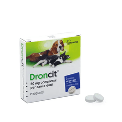 Droncit 50 mg per Cani e Gatti 6 compresse
