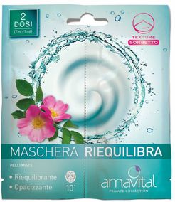 Amavital Private Collection Maschera Riequilibra Viso 2 X 7 ml