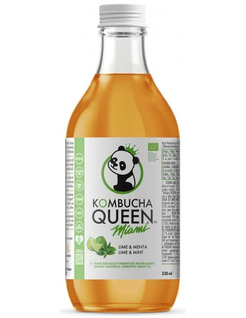 Kombucha Queen Lime & Menta Bevanda Biologica Senza Glutine 330 ml