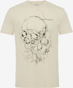 Sketchbook Skull T-Shirt - Item 650405QQZ610906