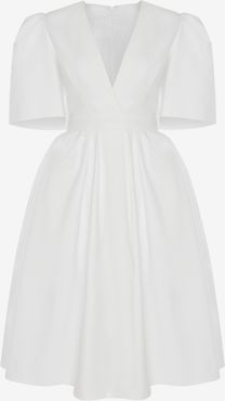 Cotton Piquet Midi Dress - Item 650145QAAAC9000