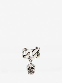 Chain Ear Cuff with Pave Skull - Item 650461J160Y1915