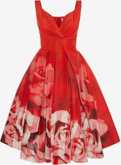 Rose Check Midi Dress - Item 651668QCACD6541