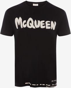 McQueen Graffiti T-Shirt - Item 622104QPZ570901