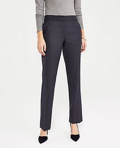 The Petite Straight Pant in Tropical Wool
