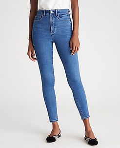 Sculpting Pocket Highest Rise Skinny Jeans in Vintage Stone Wash