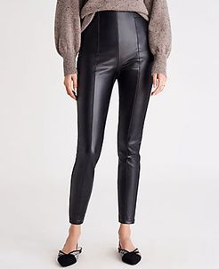 The Side Zip Faux Leather Legging