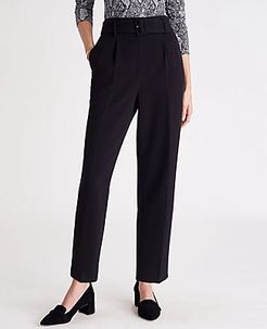 The Petite Belted Tapered Pant