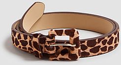 Cheetah Print Haircalf Belt