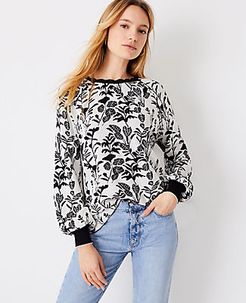 Foliage Jacquard Sweater