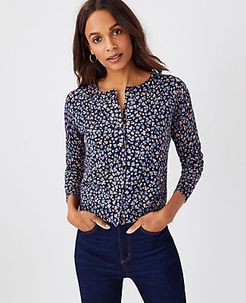 Petite Floral Ann Cardigan