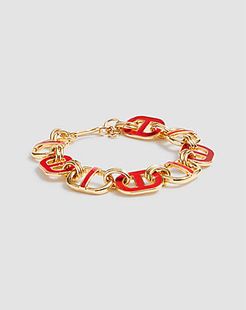 Enamel Link Bracelet