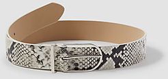 Snake Print Trouser Belt