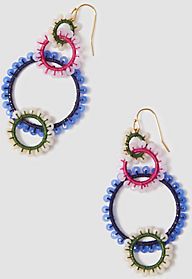 Beaded Statement Earrings