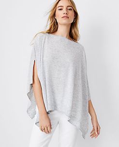 Knit Ribbed Poncho