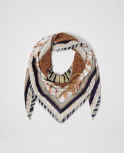 Cheetah Border Scarf