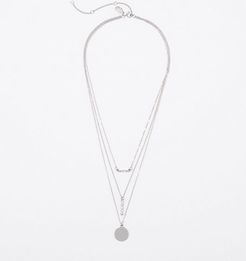 Metallic Layered Necklace