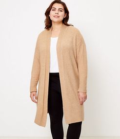 LOFT Plus Drop Shoulder Open Cardigan