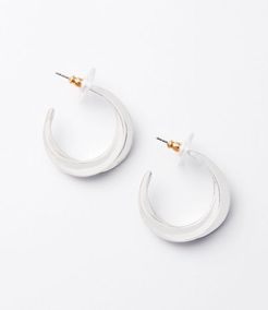 Crinkle Hoop Earrings