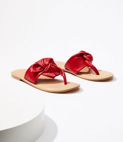 Bow Thong Sandals