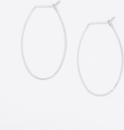 Teardrop Hoop Earrings