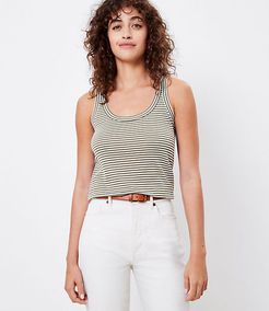 Striped Scoop Neck Tank