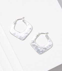 Geo Hoop Earrings