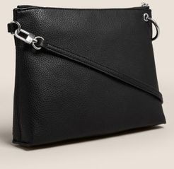 Marks & Spencer Faux Leather Cross Body Bag - Black - One Size