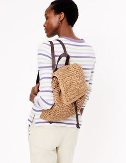 Marks & Spencer Straw Backpack - Natural - One Size