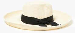 Marks & Spencer Wide Brim Fedora Hat - Cream - Medium-Large