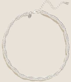 Marks & Spencer Chunky Twist Chain Necklace - Silver - One Size