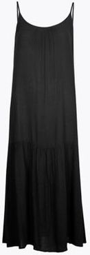 Marks & Spencer Midi Slip Dress - Black - US 2 (UK 6)