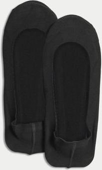 Marks & Spencer 2pk Ultra Low Cut Footsies - Black - US 4.5-7 (UK 3-5)