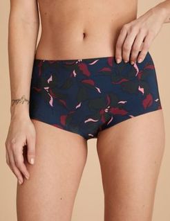 Marks & Spencer No VPL High Rise Shorts - Navy Mix - US 2 (UK 6)