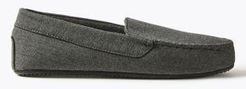 Marks & Spencer Moccasin Slippers with Thermowarmth&trade; - Grey Mix - US 7.5 (UK 7)