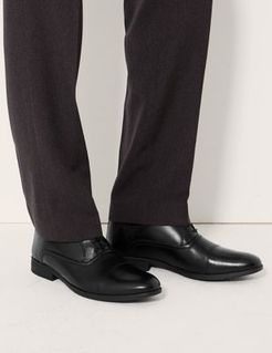 Leather Shoes with Airflex&trade; - Black - US 6.5 (UK 6)