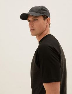 Marks & Spencer Denim Baseball Cap - Black Mix - One Size
