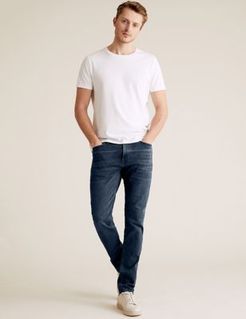 Marks & Spencer Slim Fit Organic Cotton Supersoft Jeans - Indigo - 30in waist